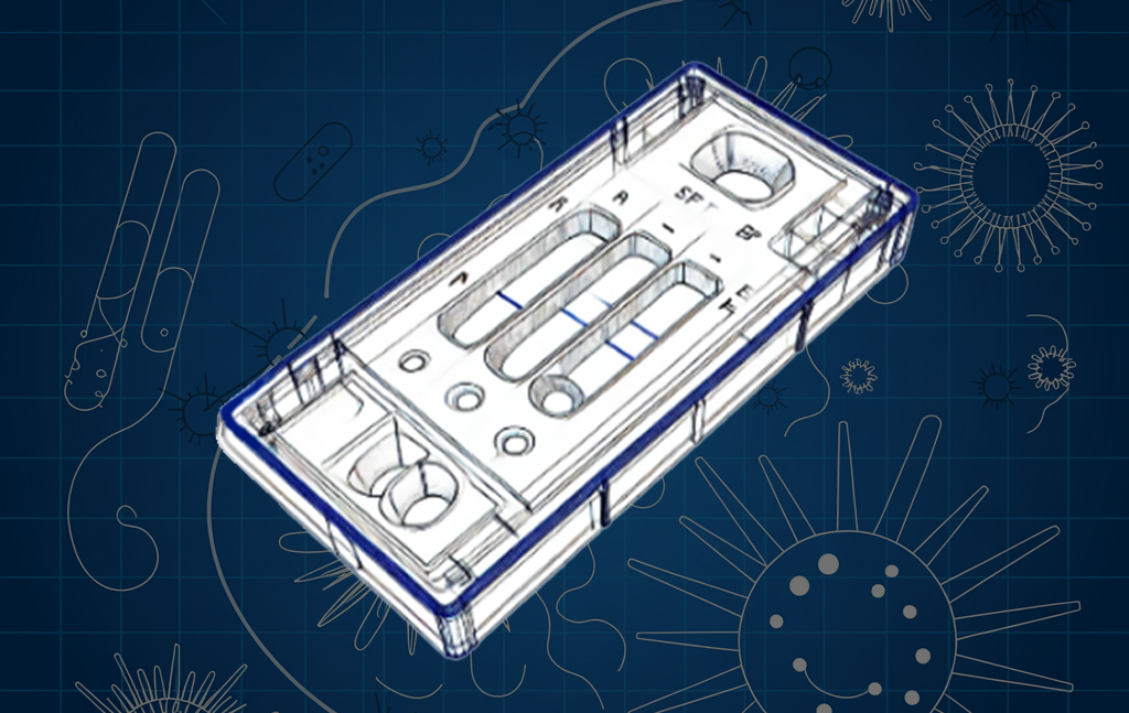 AccUrine’s BV test kit illustration